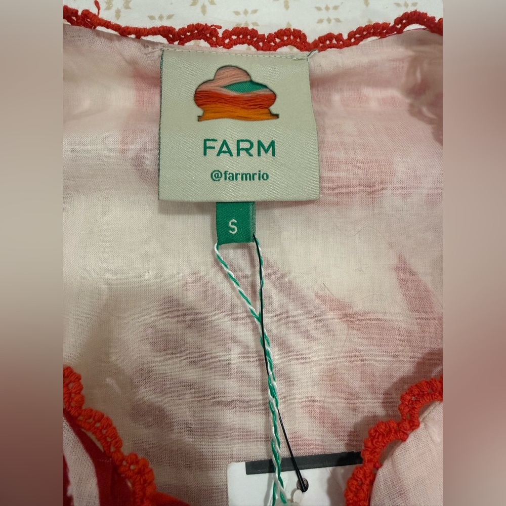 NWT! FARM Rio Rio Tiles Mini Dress - Picture 7 of 8